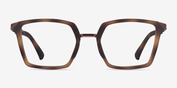 Oakley Sideswept Rx Tortoise & Rose Gold Plastic Eyeglass Frames