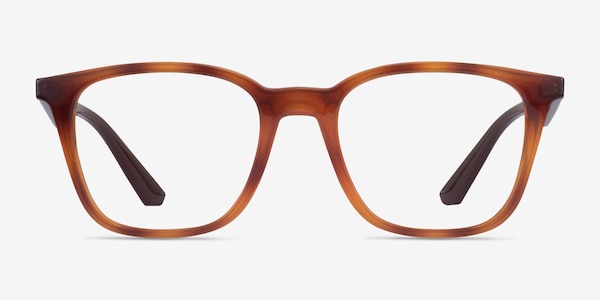 Ray-Ban RB7177 Tortoise Brown Plastic Eyeglass Frames