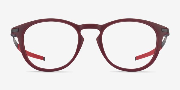 Oakley Pitchman R Burgundy & Black Plastic Eyeglass Frames