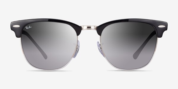 Ray-Ban RB3716 Black On Silver Acetate Sunglass Frames