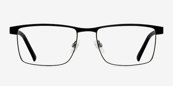 Time Square Black Metal Eyeglass Frames