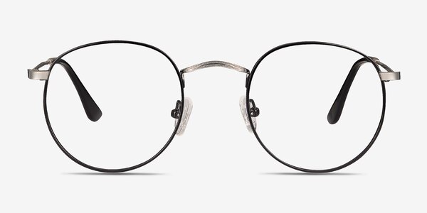 Daydream Black Silver Metal Eyeglass Frames