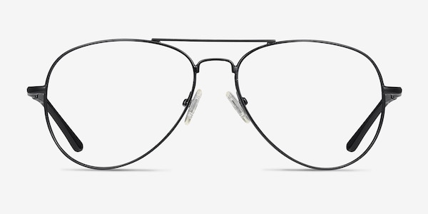 Nantes Black Metal Eyeglass Frames