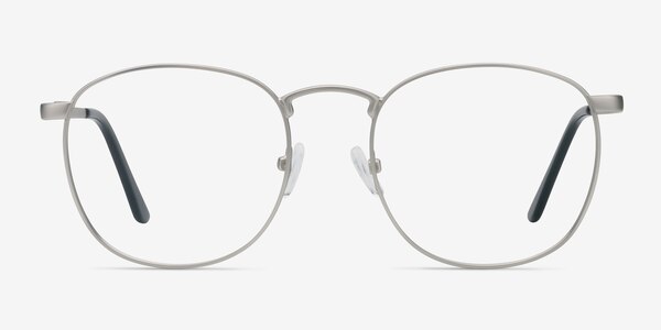 St Michel Silver Metal Eyeglass Frames