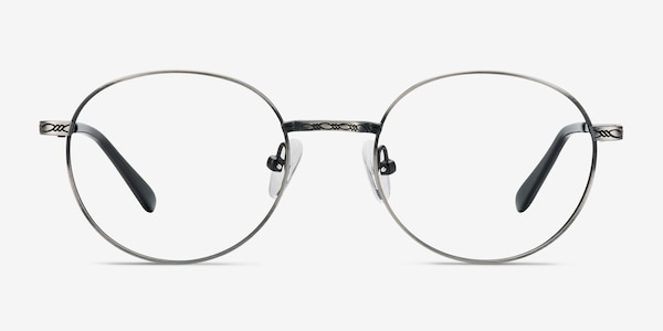 Ledger Silver Metal Eyeglass Frames