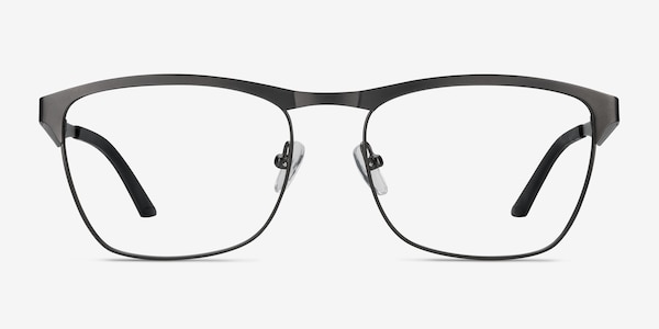 Foundry Gunmetal Metal Eyeglass Frames