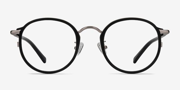 Carnival Matte Black Plastic-metal Eyeglass Frames