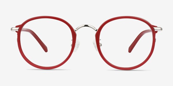 Carnival Matte Red Plastic-metal Eyeglass Frames