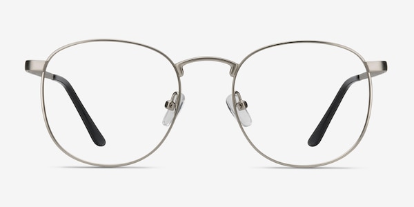 St Michel Silver Metal Eyeglass Frames
