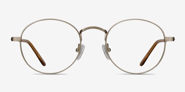 Cupertino Silver Metal Eyeglass Frames