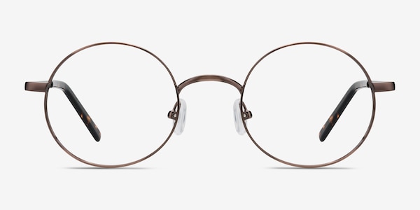 Socrates Brown Tortoise Metal Eyeglass Frames