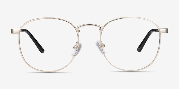 St Michel Golden Metal Eyeglass Frames