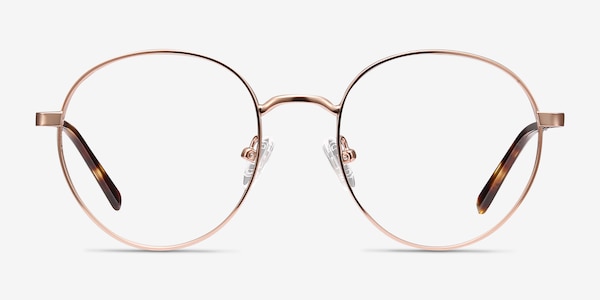 Nomad Rose Gold Metal Eyeglass Frames