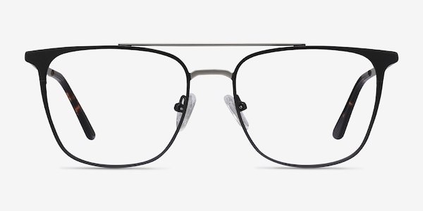 Contact Black Metal Eyeglass Frames