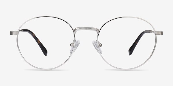 Bistro Silver Metal Eyeglass Frames