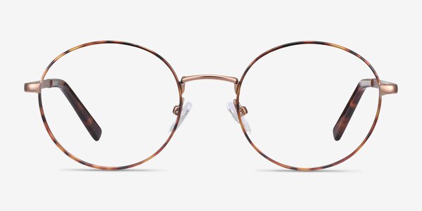 Aero Tortoise Golden Metal Eyeglass Frames