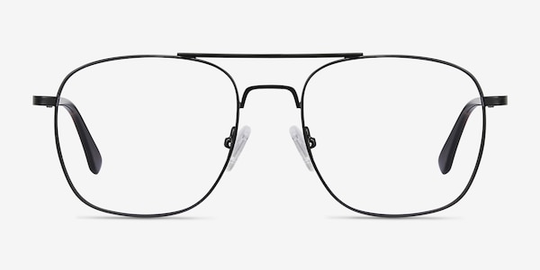 Fame Black Metal Eyeglass Frames