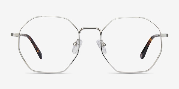 Octave Silver Metal Eyeglass Frames
