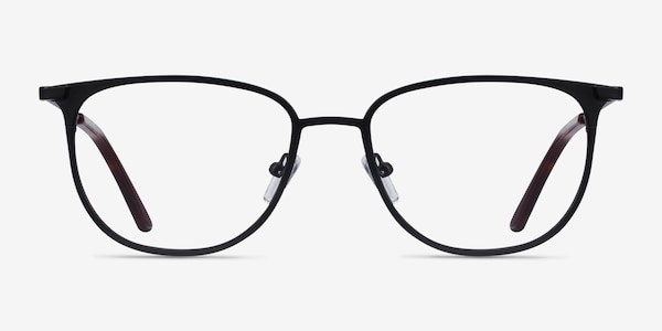 Vita Noir Métal Montures de Lunette de vue