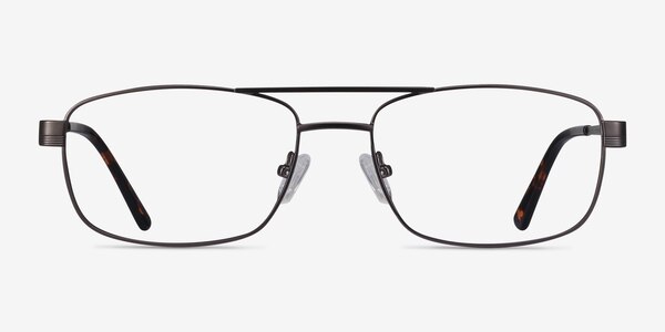 Stan Gunmetal Metal Eyeglass Frames