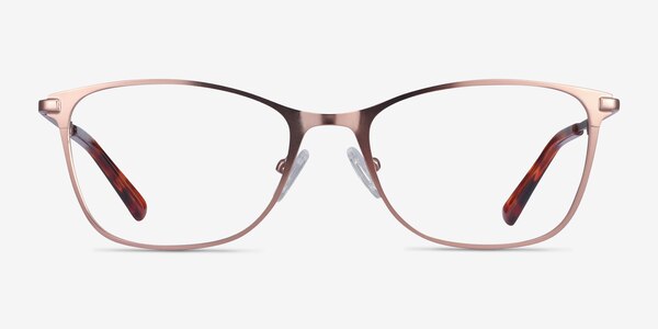 Kasia Rose Gold Metal Eyeglass Frames