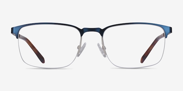 Valery Blue Metal Eyeglass Frames