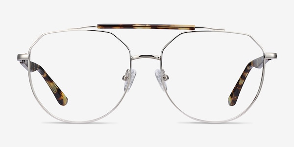 Coxon Silver Tortoise Metal Eyeglass Frames