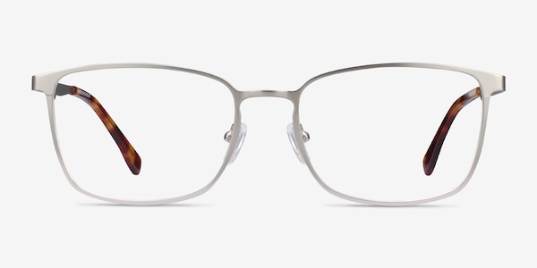 Strategy Silver Metal Eyeglass Frames
