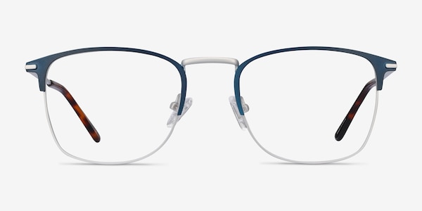 Poppy Navy Metal Eyeglass Frames