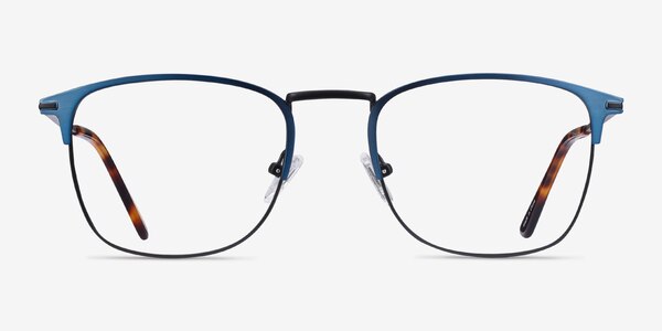 Poppy Navy Black Metal Eyeglass Frames