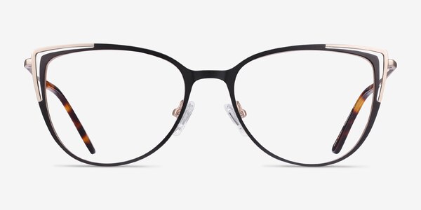 Garance Black Gold Métal Montures de Lunette de vue