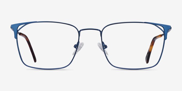 Emett Blue Metal Eyeglass Frames
