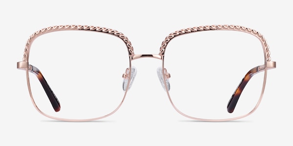 Astoria Rose Gold Metal Eyeglass Frames