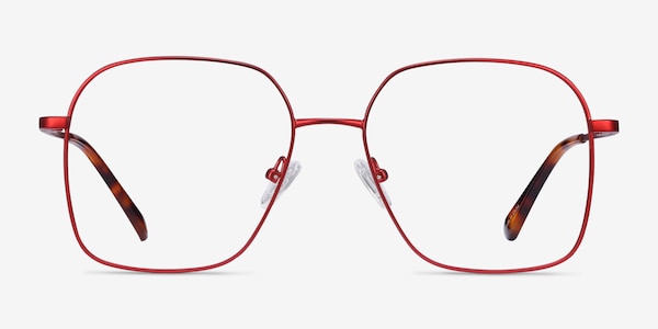 Roman Red Metal Eyeglass Frames