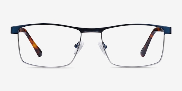 Julian Blue Metal Eyeglass Frames