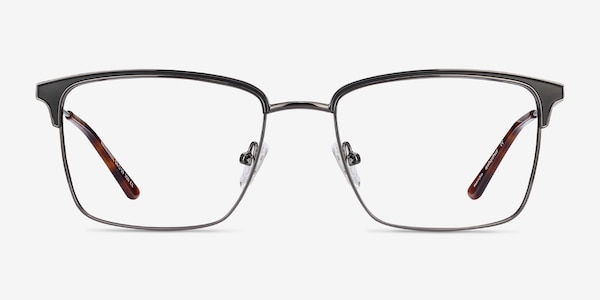 Nathaniel Black Metal Eyeglass Frames