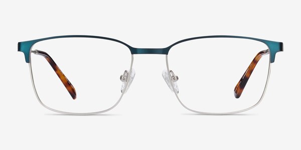 Leopold Bleu marine Métal Montures de Lunette de vue
