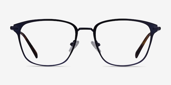 Karter Bleu marine Métal Montures de Lunette de vue