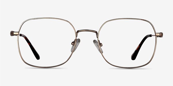 Index Gold Tortoise Métal Montures de Lunette de vue