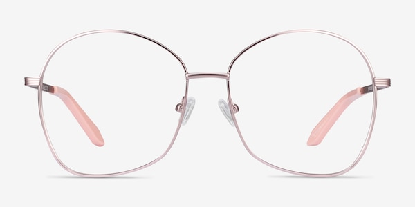 Bridget Pink Metal Eyeglass Frames