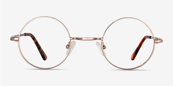Abazam Rose Gold Métal Montures de Lunette de vue