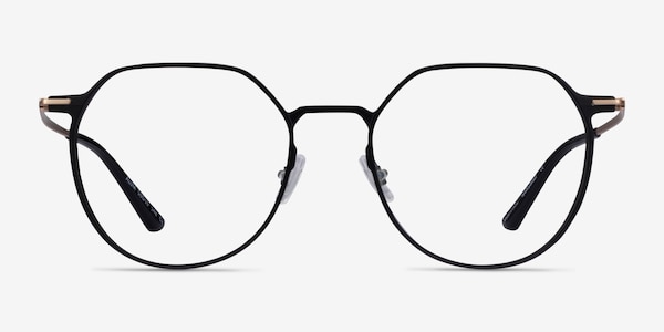Alum Black & Gold Aluminium-alloy Montures de Lunette de vue