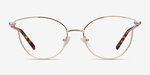 Trance Light Gold Metal Eyeglass Frames