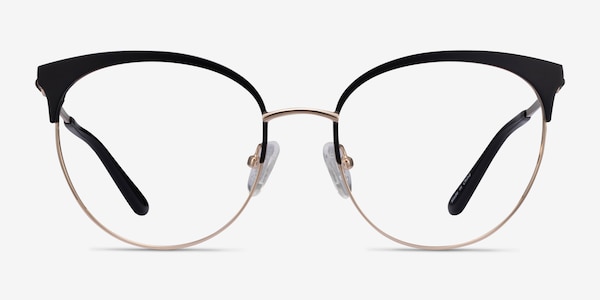 Gem Black Gold Métal Montures de Lunette de vue
