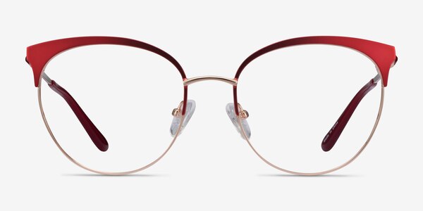 Gem Red Gold Métal Montures de Lunette de vue