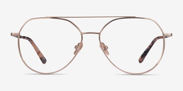 Benny Rose Gold Métal Montures de Lunette de vue