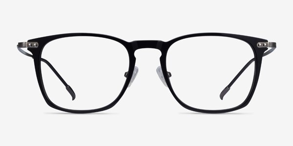 Usman Black Gunmetal Acetate-metal Montures de Lunette de vue