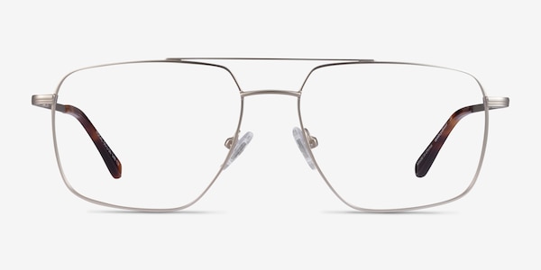 Focal Argenté Métal Montures de Lunette de vue