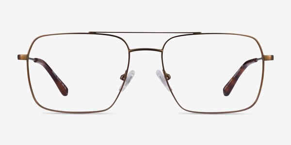 Aerial Bronze Metal Eyeglass Frames