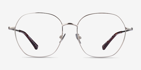 Etymology Argenté Métal Montures de Lunette de vue